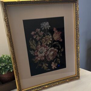 Beautiful Cottagecore Vintage Framed Florals